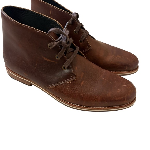 Helm Declan Premium Leather Chukka Boots Rich Brown Size 11.5 main image 12